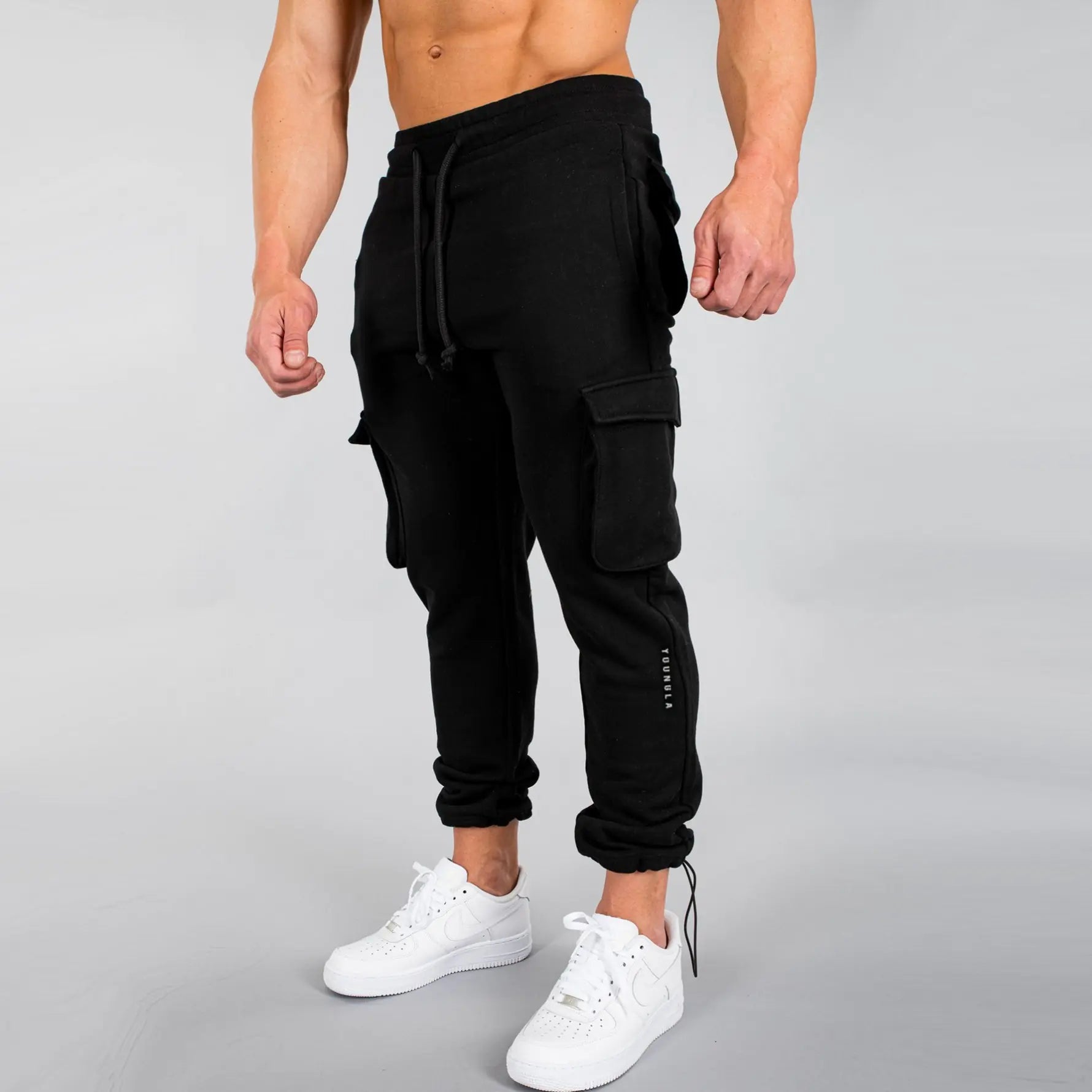 Men's Fitness Slim-Fit Tapered Athletic Pants 2021