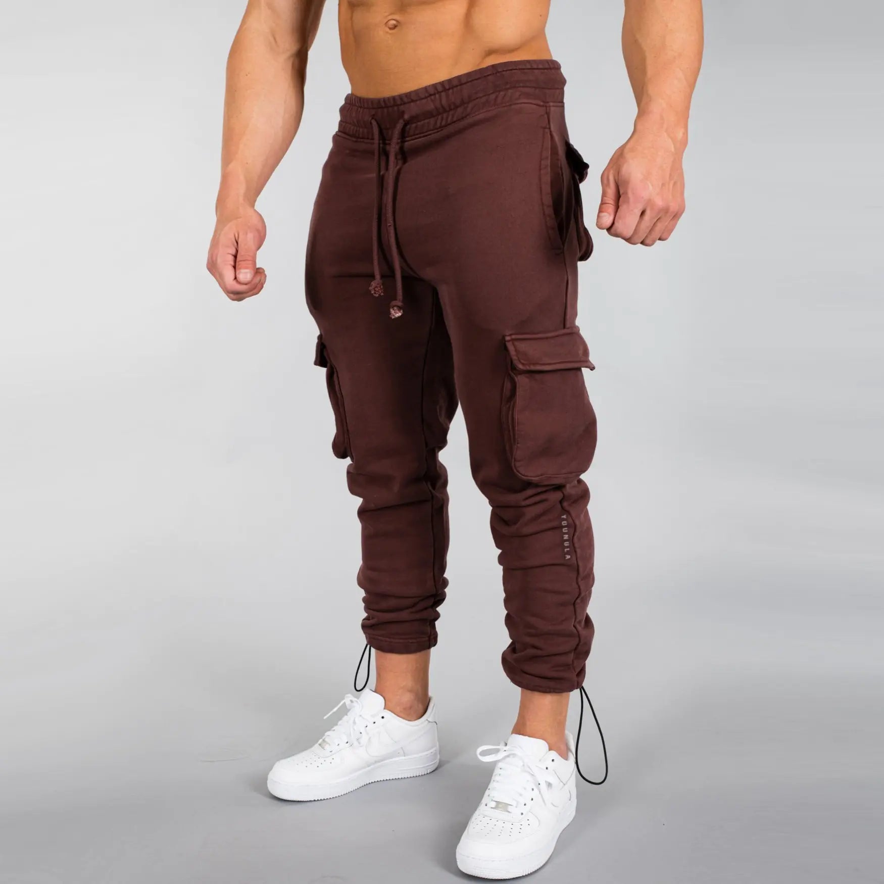 Men's Fitness Slim-Fit Tapered Athletic Pants 2021