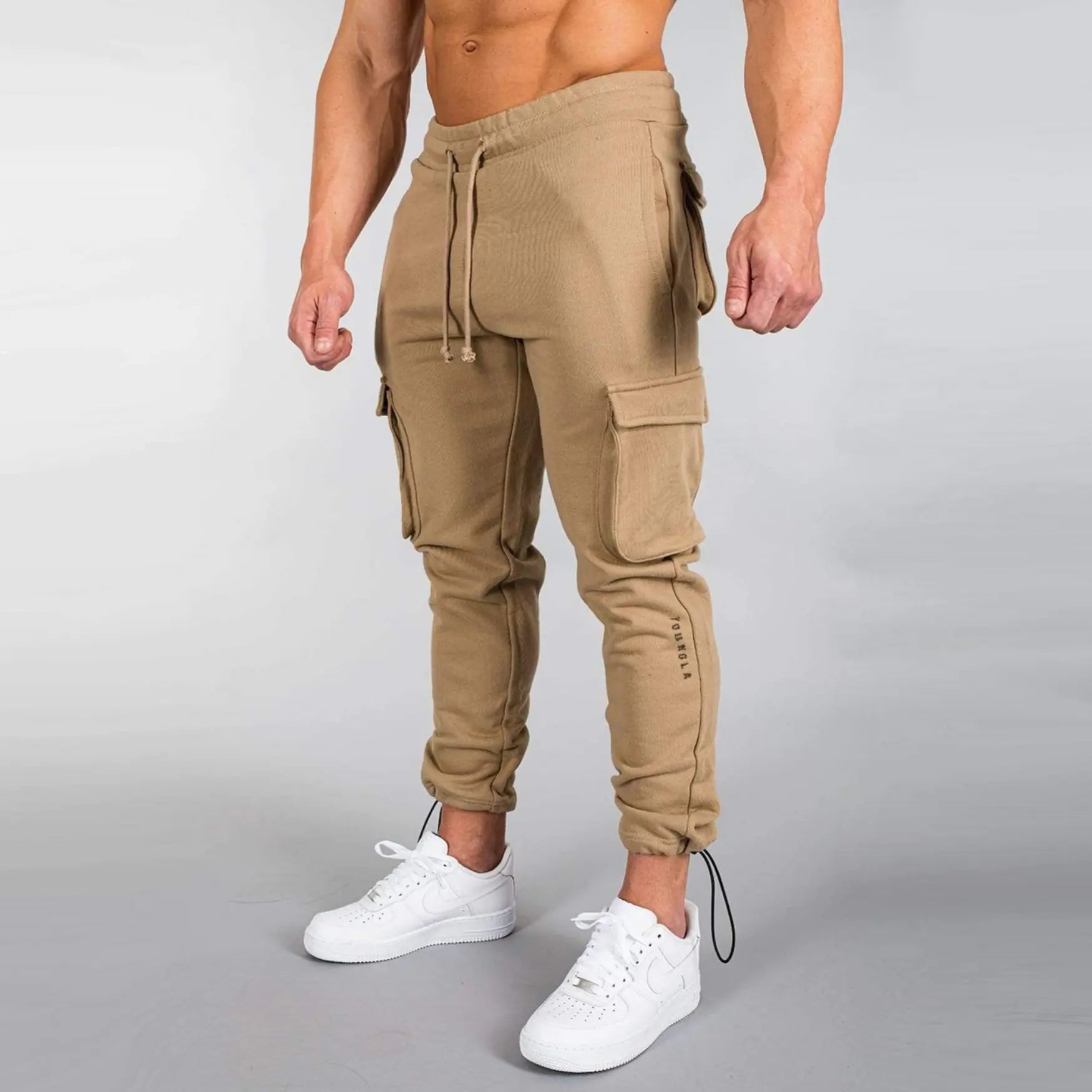 Men's Fitness Slim-Fit Tapered Athletic Pants 2021