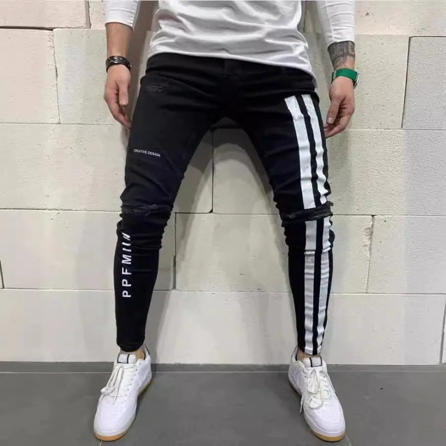 Men's Stretch Slim Fit Ripped Denim Jeans (Amazon)